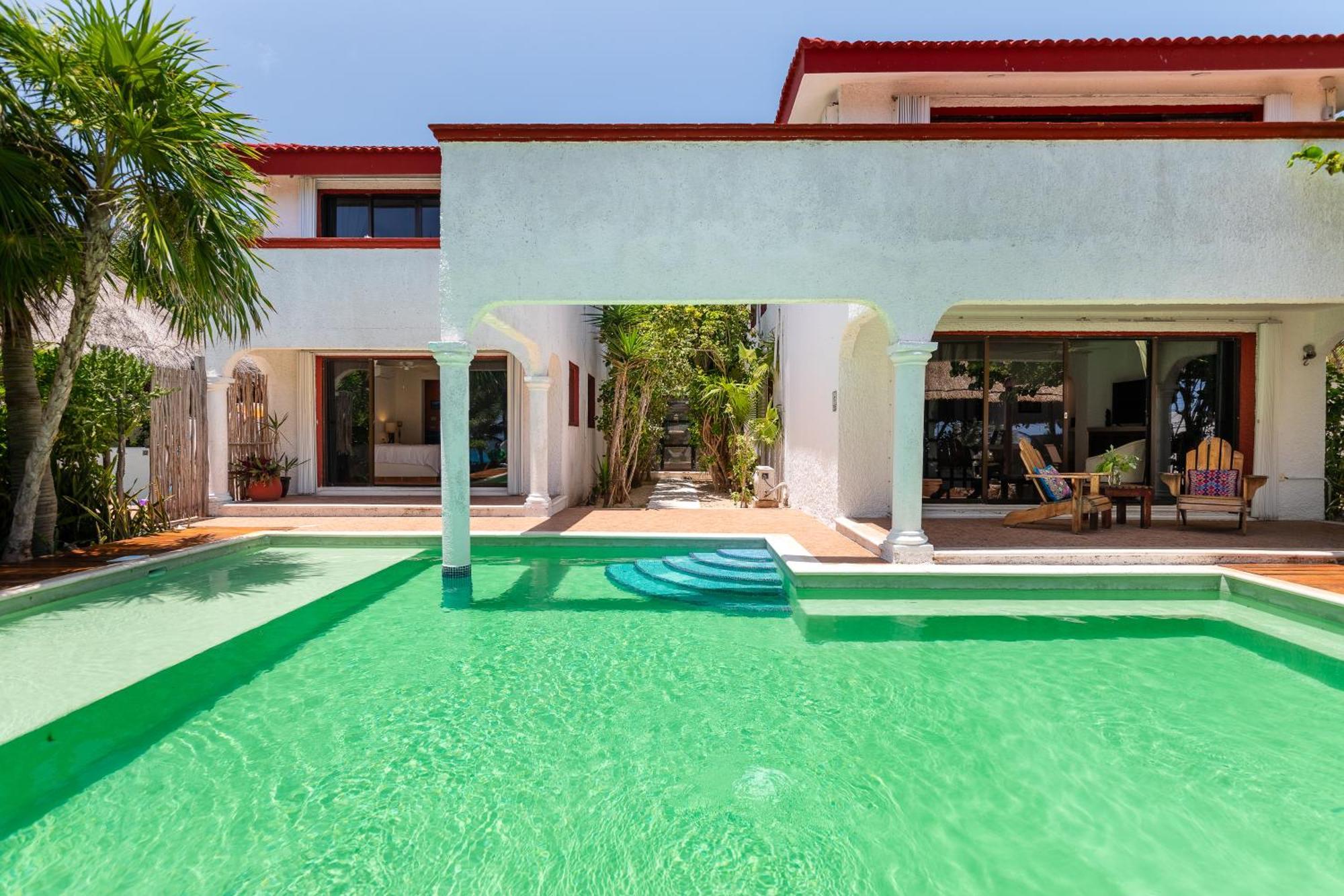 Casa Vista Al Mar Isla Mujeres 빌라 외부 사진